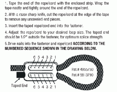 5/8" Ez Splice Bungee Kit "Black Kit" 1 left!
