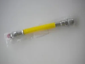 6" Double Braided BC Hose YELLOW - Product Image