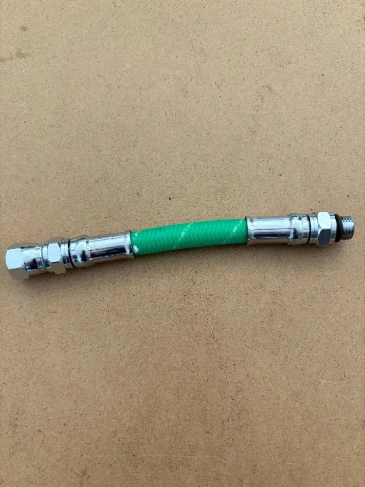 6HPBraidedjacketedHoseOutsideGREENBraidedMaterial-StandardODHose