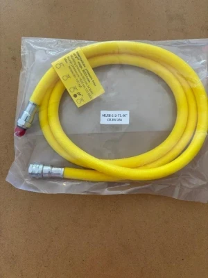 60 Inch Double Braided Low Pressure Hose Standard YELLOW Color - Product Image