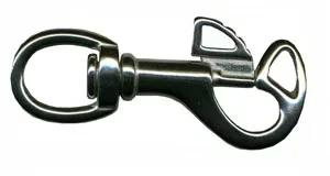 3/4" Round Swivel Butterfly Snap SS