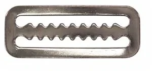 2" Stainless Steel Slider w/ teeth   Heavy Duty Type / Raised Center Bar - Product Image