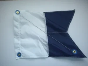 Nylon Alpha Dive Flag w/ Wire Stiffener "14 inch x 18 inch" Size Small - Product Image