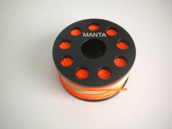 Aluminum100ftFingerSpoolOrange24