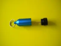 Aluminum Tank w/pick & Split Ring  "BLUE"