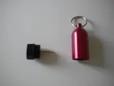 Aluminum Tank w/pick & Split Ring  "RED" - Product Image