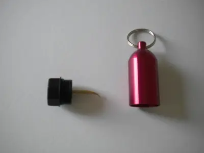 Aluminum Tank w/pick & Split Ring "RED" Aluminum Tank w/pick & Split Ring "RED"