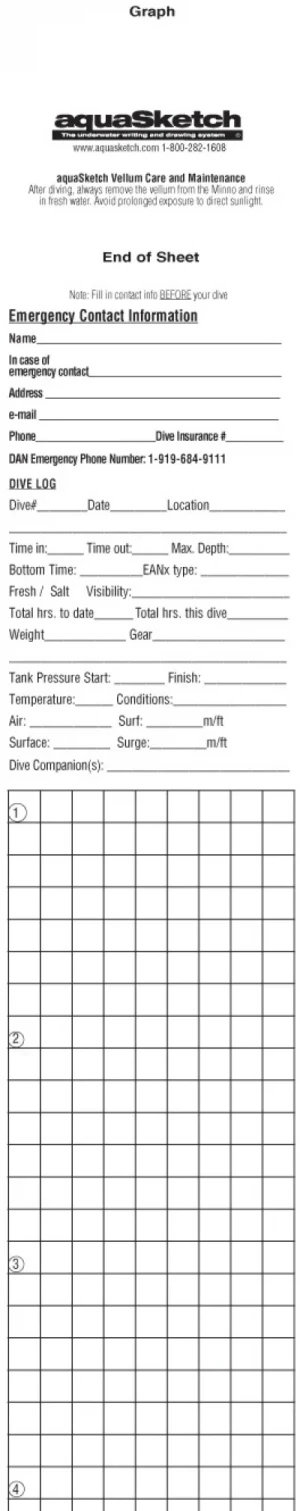 AquaSketch Graph & Numbered Scroll - Product Image