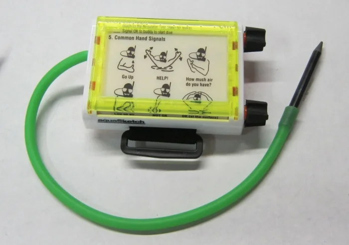 AquaSketchScrollingSlateNeonGreenModel