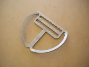Backmount Clip "Plate" w/ Teeth" Select flat or Slightly Bent - Product Image