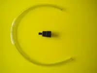 Barb Adapter w/18 inches of clear tubing  - Product Image