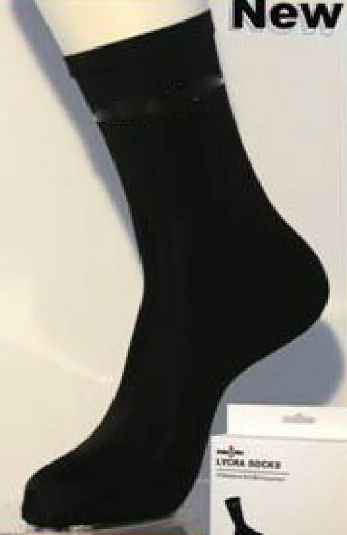 BlackLycraSocksPair