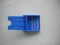 Blue Plastic 3 slot Buckle