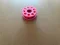 Brand New! 66' foot POM Finger Spool "PINK Body / Orange Line"