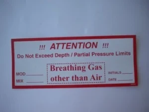 Breathing Gas Sticker
