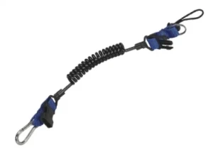 Bungee Lanyard BLACK w/ SS Carabiner - Product Image