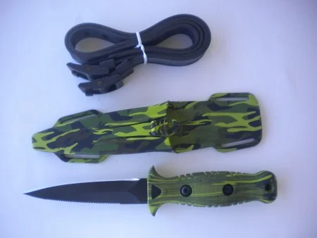 CamoSpearFishingPointedKnife