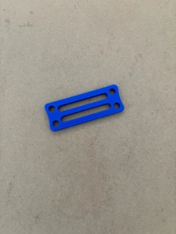 Canister Holding Bracket "Blue"  Includes 3 feet of 3/16" Color Bungee