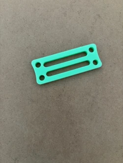 Canister Holding Bracket "GREEN Glow in the Dark"  Includes 3 feet of 3/16" Color Bungee
