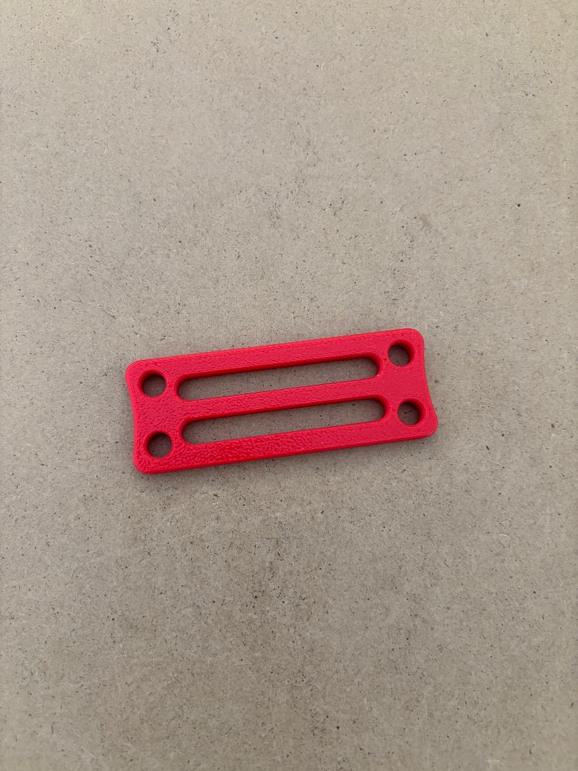 Canister Holding Bracket "Red"  Includes 3 feet of 3/16" Color Bungee