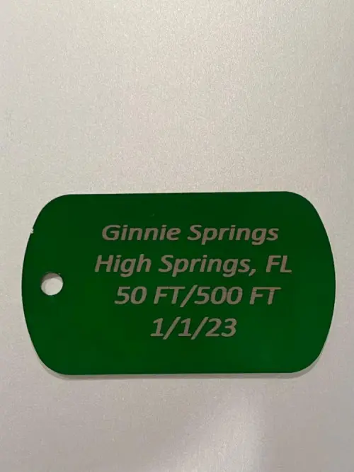 Brand New! Cave Dives Adventure Memory Tags from Expedition Bound - Product Image