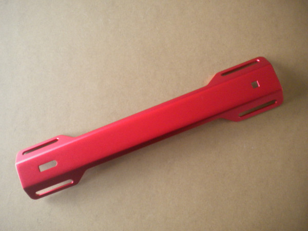 Colored Singled Tank Adapter w/ Hardware Included "Color is Candy Apple Red" - Product Image