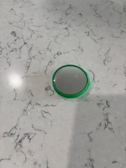 Convex Mirrow w/ Color Mount: GREEN also Colored Bungee