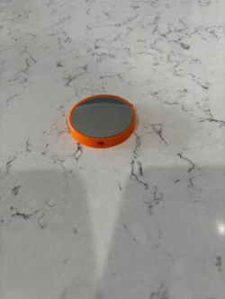 Convex Mirrow w/ Color Mount: ORANGE also Colored Bungee