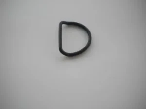 2" D-Ring 5mm Bent Black Powder Coating SS Stealth Series - Product Image