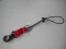 Deluxe Large Bungee Lanyard w/ OPTIONAL Locking Barrel "Red Webbing"