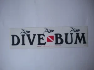 Dive Bum Diver Decal