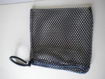 DrawstringAllMeshBagMiniwWristLanyardBLACKMesh