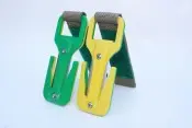 Eezycut Green/Yellow Knife Harness Pouch - Product Image