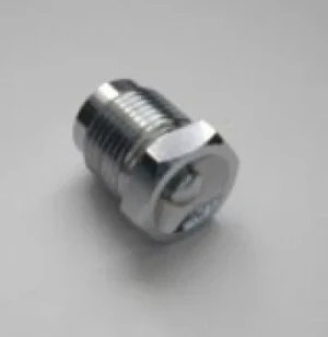 Electro-Plated Finish Din Plug w/ Pressure Release Button  "One plug" - Product Image