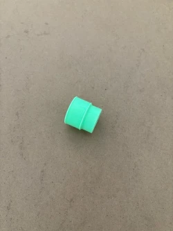 Female Din Dust Cap "Neon Green Glow in the Dark"