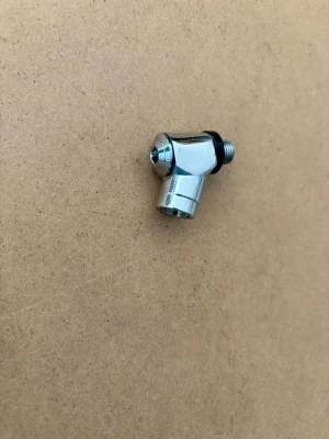 New Adapter! First Stage Low Pressure 360 Swivel Hose Angled Adapter "Single Connection Port" - Product Image