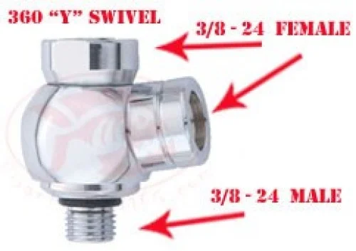 FirststageSwivelingYAdapter