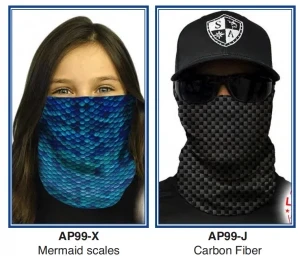 Full Face Shield " Black Carbon Fiber Design" 