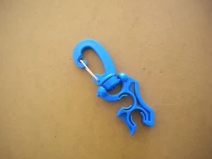 Heavy Duty 2 Holder Hose Clip  "Blue" - Product Image