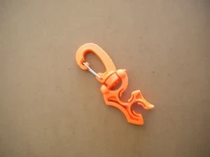 Heavy Duty 2 Holder Hose Clip  "Orange" - Product Image