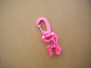 Heavy Duty 2 Holder Hose Clip  "Pink" - Product Image