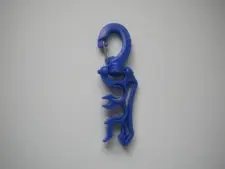 Heavy Duty 3 Holder Hose Clip  "BLUE" - Product Image