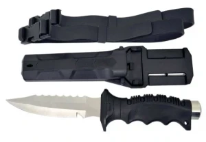 Edge Hunter QR Pointed Blade Knife "Black Knife"