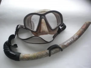 Hydro-Dip Mask and Matching Snorkel Combo "Camo Design" - Product Image