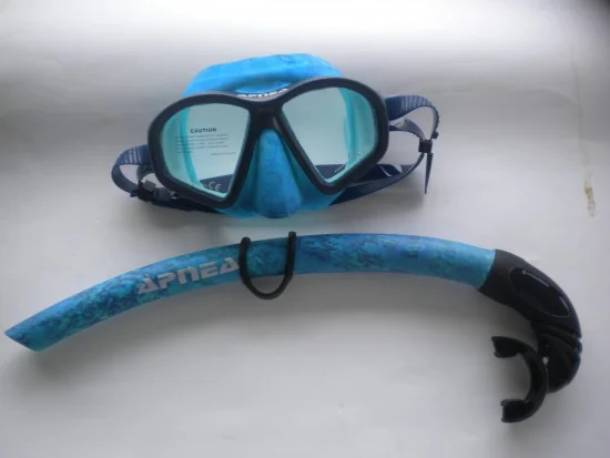 Hydro-DipMaskandMatchingSnorkelComboOceanBlueDesign