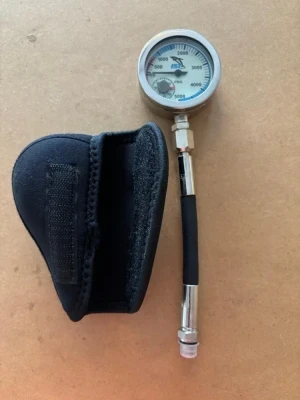 IST 2" Inch SPG Pressure & Temperature Gauge w/ 6" inch Hose and Padded Cover