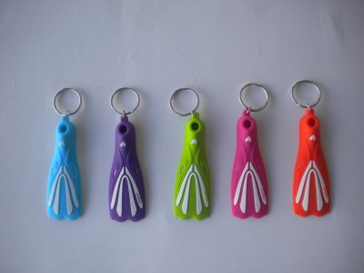 KeychainFinStyleNeonPinkColorFin