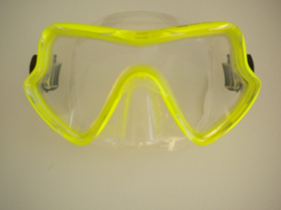 SpiritMaskNeonYellowwClearSiliconeskirt