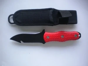 Mac Pointed Tip  w/ Safety ORANGE Handle & includes Sheath in  "1 Only!" - Product Image