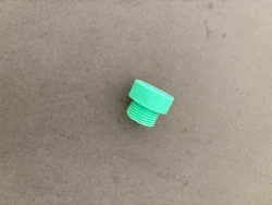 Male Din Dust Cap "Neon Green Glow in the Dark"